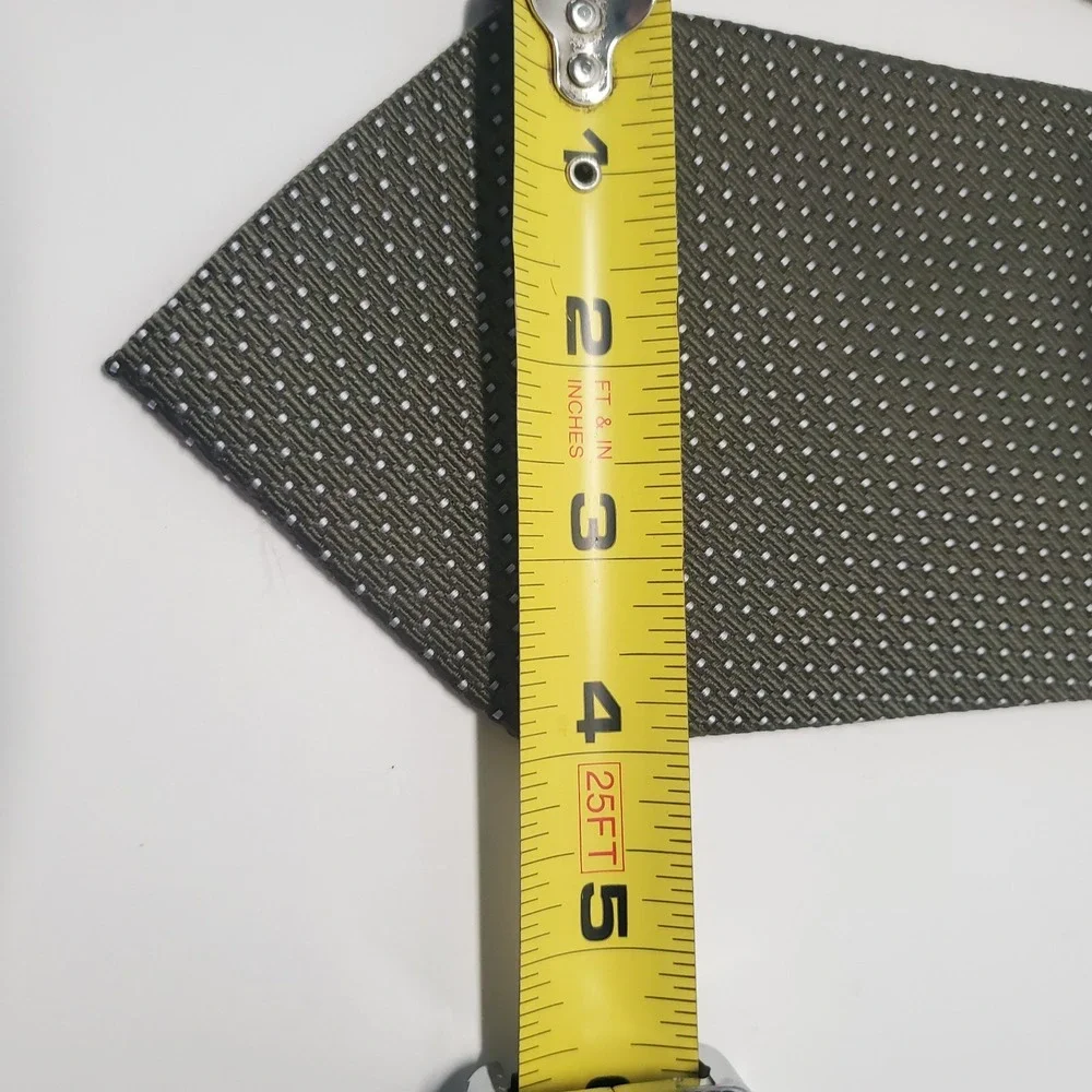 Roundtree & Yorke Tie Mens Olive Green Purple All Silk Geometric